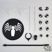 Mess Toys Black Suit Neighbor Symbiote Spiderman Action Figure 16 Cm