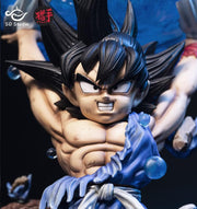 SD Studio Dragon Ball GT Goku Spirit Bomb Figure With Lights 50 Cm
