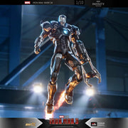 ZD Toys MK 34 Iron Man Southpaw 10th Anniversary Action Figurine 22 cm
