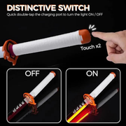 Demon Slayer Tanjiro Kamado Nichrin Led Katana 104 Cm