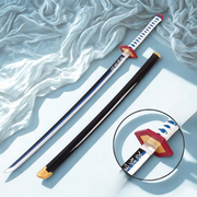 Demon Slayer Giyu Nichrin Wooden Katana 104 Cm