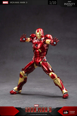 ZD Toys Iron Man Mark 9 Action Figure – 1/10 Scale 7 inches