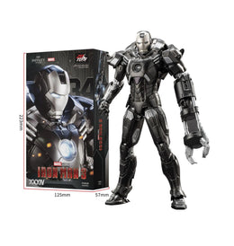 ZD Toys MK 34 Iron Man Southpaw 10th Anniversary Action Figurine 22 cm