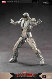 ZD Toys Iron Man Mark 23 Shades Action Figure – Non led Version - 1/10 Scale 7 inches