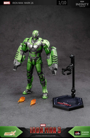 ZD Toys Iron Man Mark 26 Gamma Action Figure Non LED Version - 18 Cm