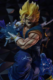 Dragon Ball Super Vegito with 3 Detachable Heads Saiyan Aura Premium Action Figure 45 Cm