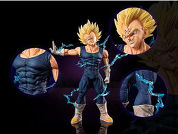Dragon Ball Z Majin Prince Vegeta 20 Cm Action Figure with Half Body