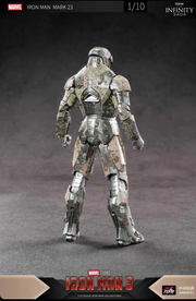 ZD Toys Iron Man Mark 23 Shades Action Figure – Non led Version - 1/10 Scale 7 inches