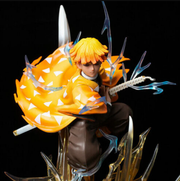 Zenitsu Agatsuma Premium Action Figure 35 Cm with Lights