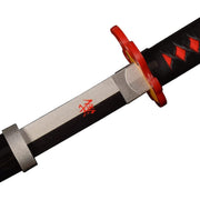 Demon Slayer Tanjiro Kamado V2 Fire Wooden Katana 104 Cm