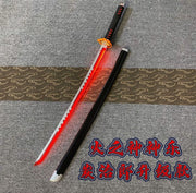 Demon Slayer Tanjiro Kamado V2 Fire Led Katana 104 Cm