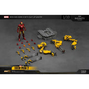 ZD Toys Marvel Iron Man Mark IV 1/6 Scale Figure with Suit-Up Gantry Set | Battery-Operated Mechanical Arms