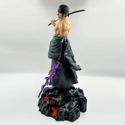 One Piece Roronoa Zoro Action Figure 50 Cm with 5 Detachable Heads
