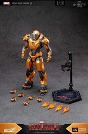 ZD Toys Iron Man Mark 36 Action Figure (Peacemaker) 1/10 Scale 7 Inches