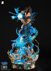 Dragon Ball Super Vegito with 3 Detachable Heads Saiyan Aura Premium Action Figure 45 Cm