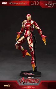 ZD Toys  Iron Man Mark 43 Action Figure - Non LED