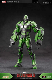 ZD Toys Iron Man Mark 26 Gamma Action Figure Non LED Version - 18 Cm