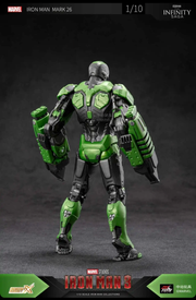 ZD Toys Iron Man Mark 26 Gamma Action Figure Non LED Version - 18 Cm
