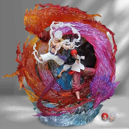 Luffy Shanks Monkey D Studio Red White One Piece Resin High Quality 25 Cm Premium Action Figure