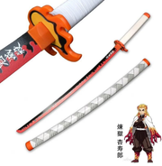 Demon Slayer Rengoku Wooden Katana 104 Cm