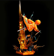 Zenitsu Agatsuma Premium Action Figure 35 Cm with Lights