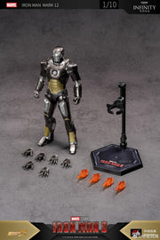 ZD Toys Iron Man Mark 12 Action Figure – 1/10 Scale 7 inches