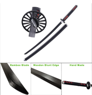 Demon Slayer Tanjiro Kamado Wooden Katana 104 Cm