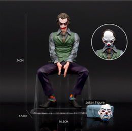 DC Dark Knight Rises Action Villian Heath Ledger Joker Action Figure 25 Cm