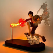 One Piece Monkey D Luffy Light Box Action Figure