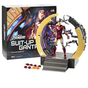 ZD Toys Marvel 10th Anniversary Edition Iron Man MK VI 1/10th Scale Action Figure with Suit-Up Gantry –