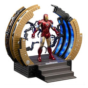 ZD Toys Marvel 10th Anniversary Edition Iron Man MK VI 1/10th Scale Action Figure with Suit-Up Gantry –