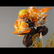 Zenitsu Agatsuma Premium Action Figure 35 Cm with Lights